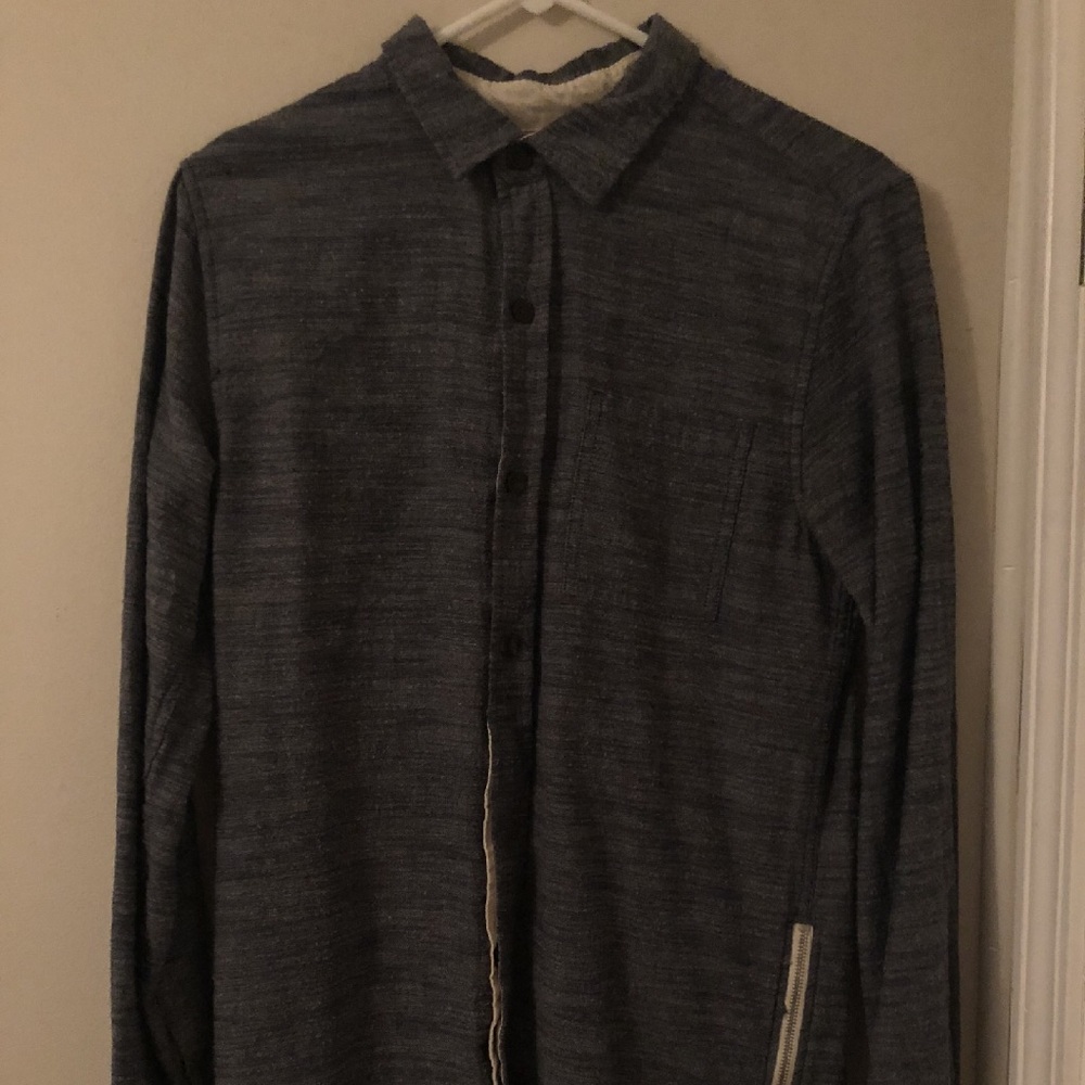 On the byas long sleeve button down shirt